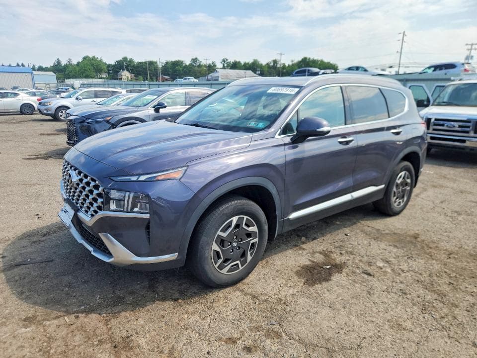 2022 HYUNDAI SANTA FE BLUE - 1