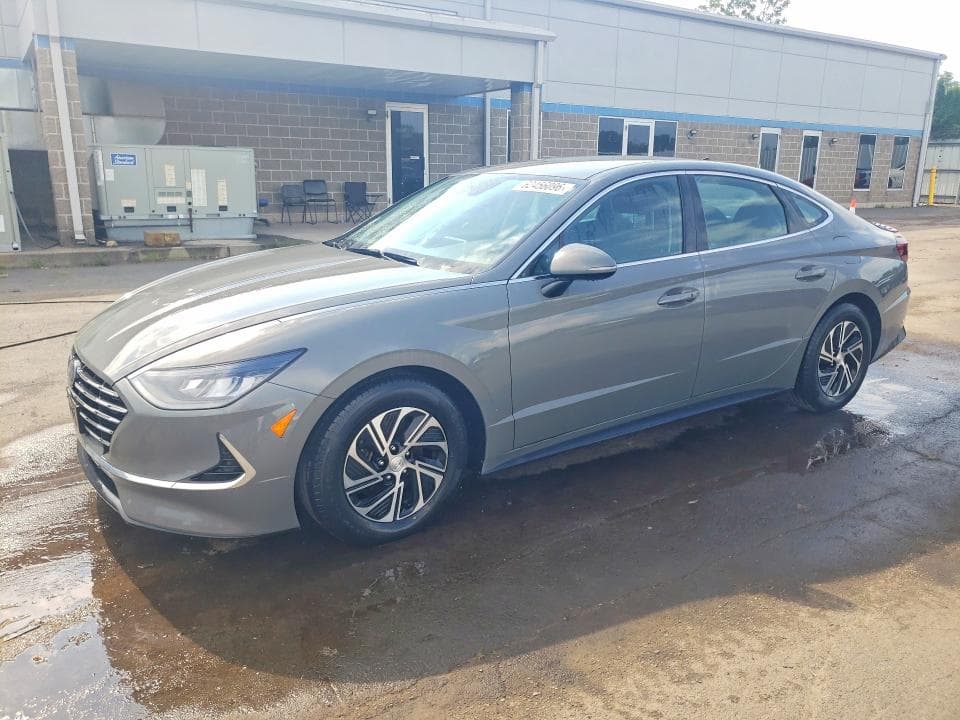 2021 HYUNDAI SONATA HYBRID BLUE - 1